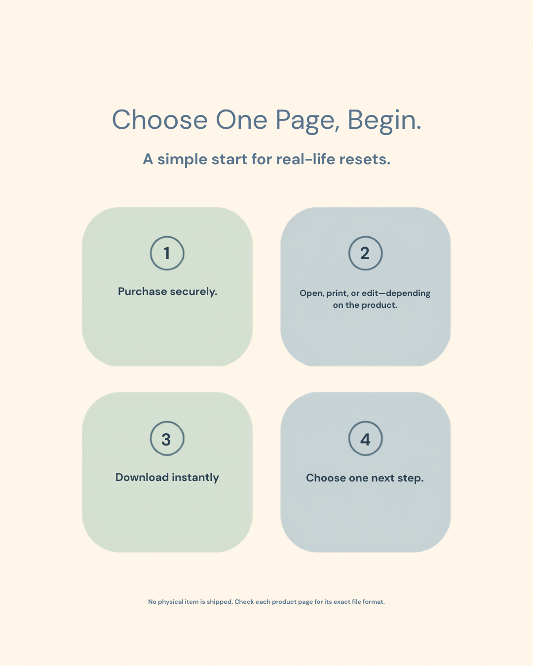 Printable ADHD Planner No-Shame Daily System— purchase, download, open or print, and begin