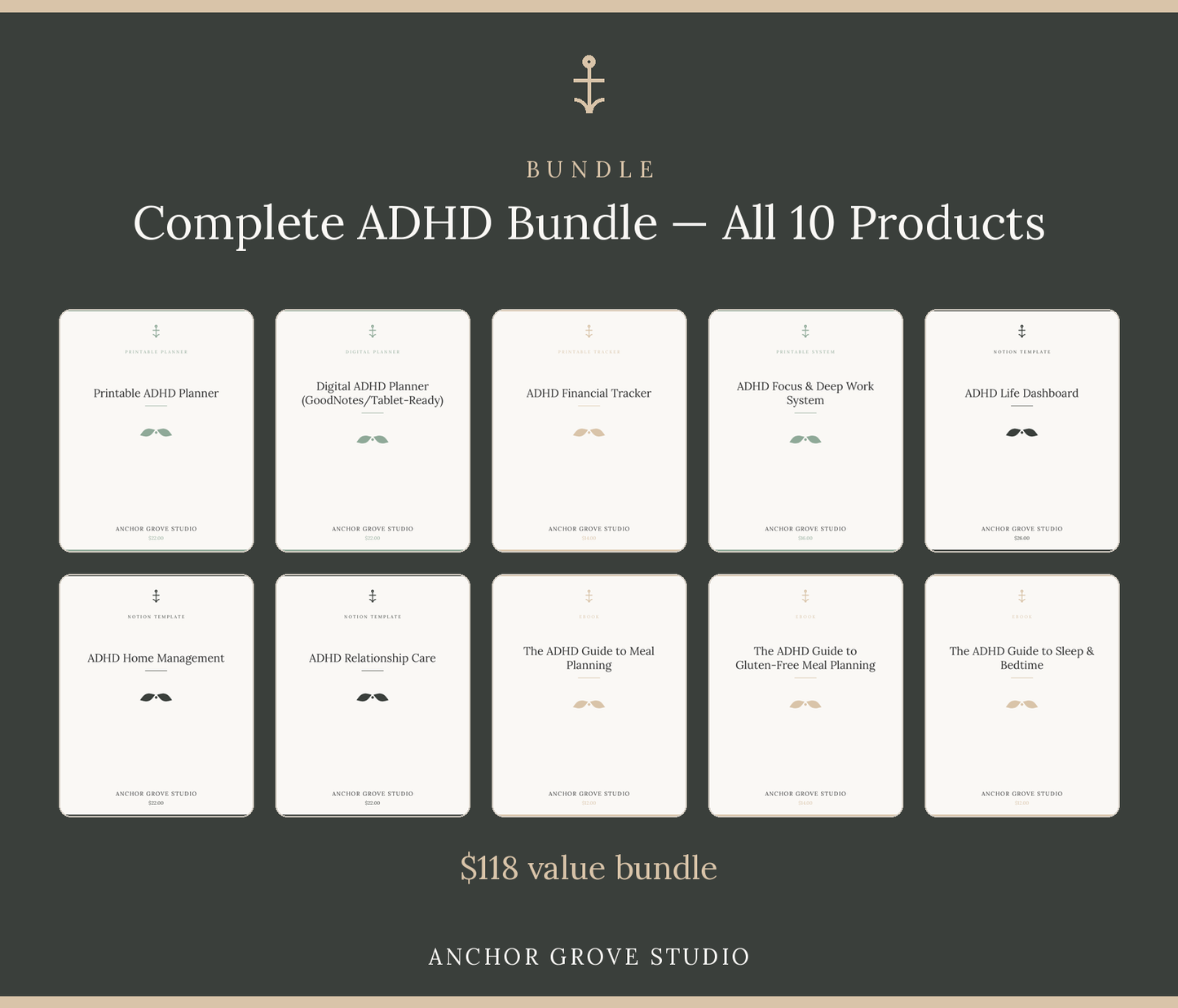 Complete ADHD Bundle — All 10 Products