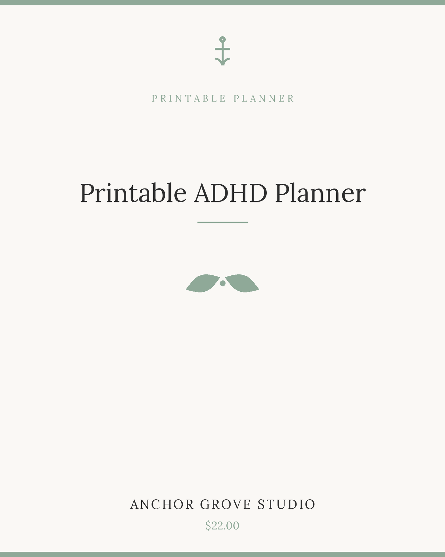 Printable ADHD Planner